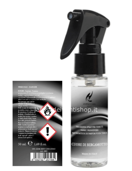 Fragranza spray per tessuti - CUORE DI BERGAMOTTO